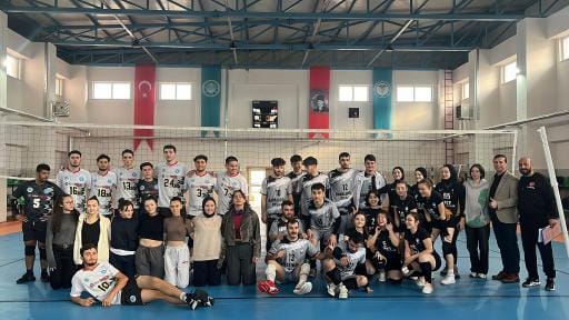 Balıkesir MYO - İvrindi SHMYO voleybol takımları arasında dostluk maçı