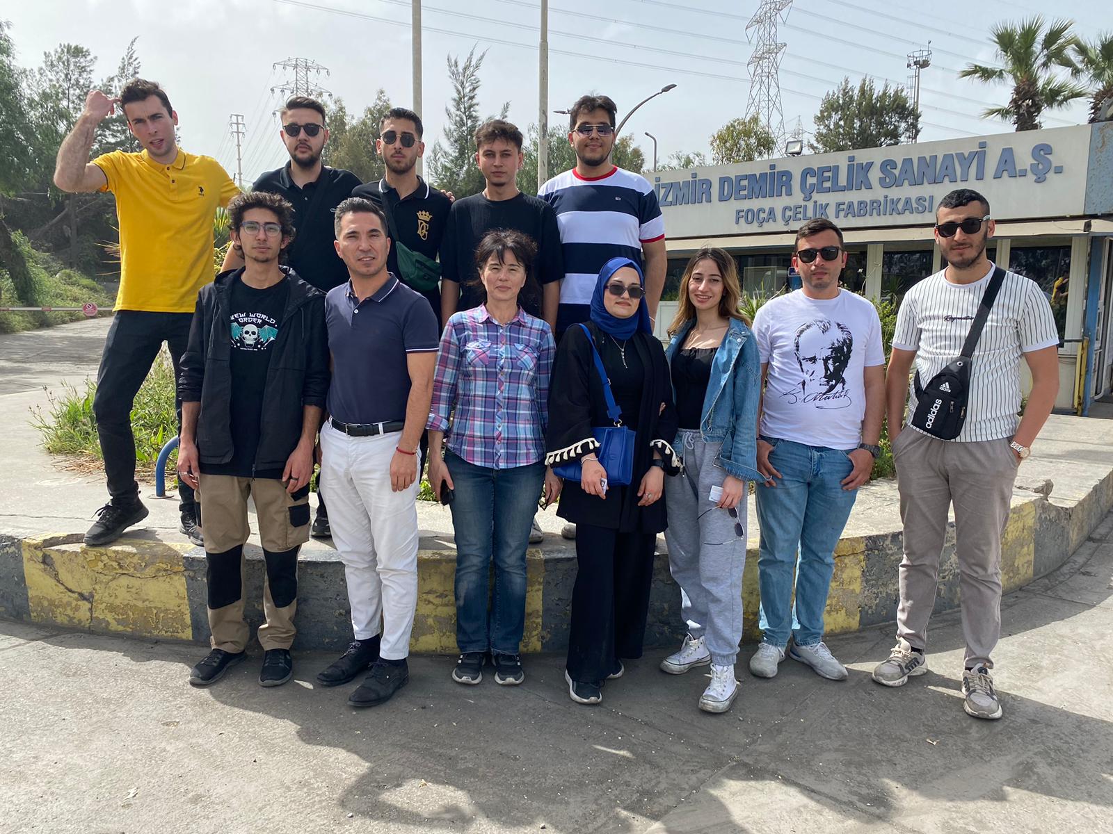 İZMİR DEMİR ÇELİK FABRİKASI'NA TEKNİK GEZİ 4
