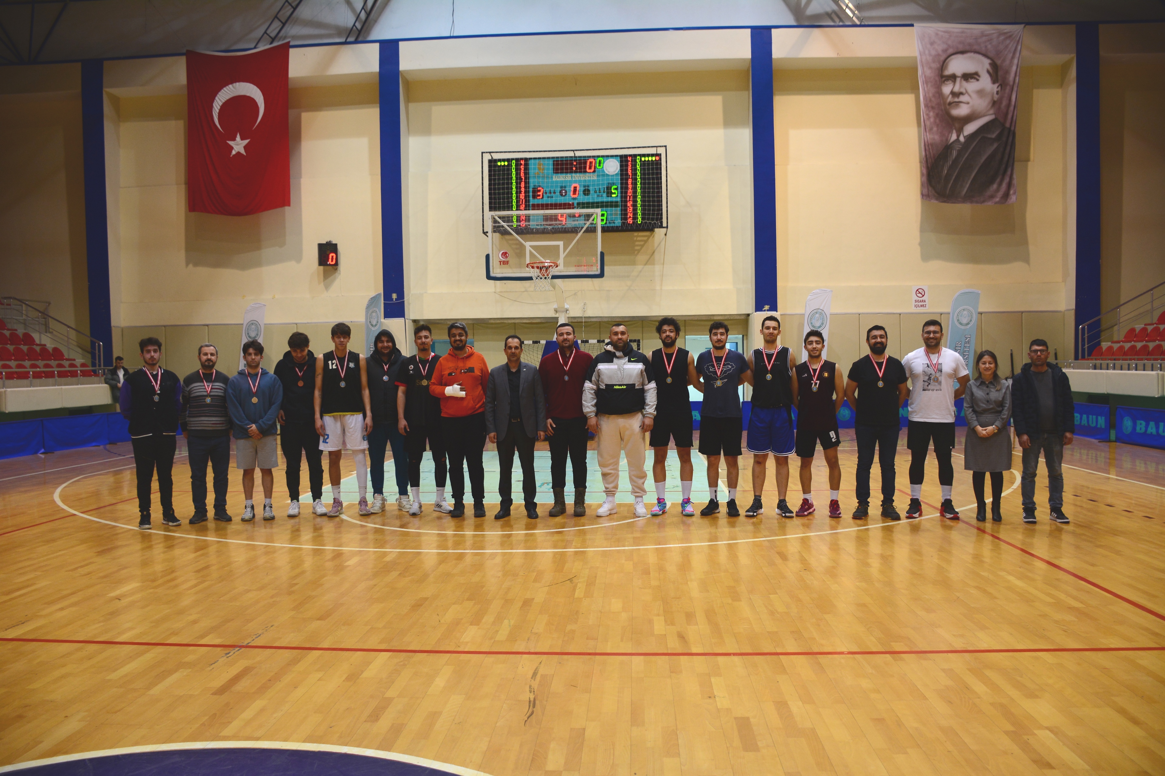 BAÜN’de, 3x3 Basketbol Turnuvasında Ödüller Sahiplerini Buldu