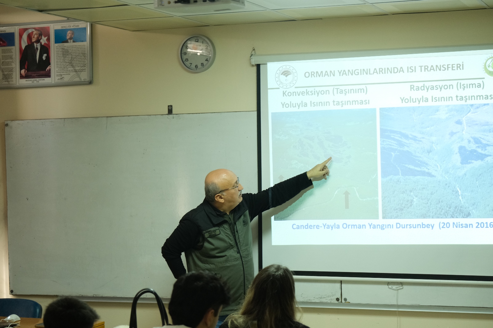 Bölümümüzde orman yangınlarıyla mücadele konferansı gerçekleştirilmiştir 1