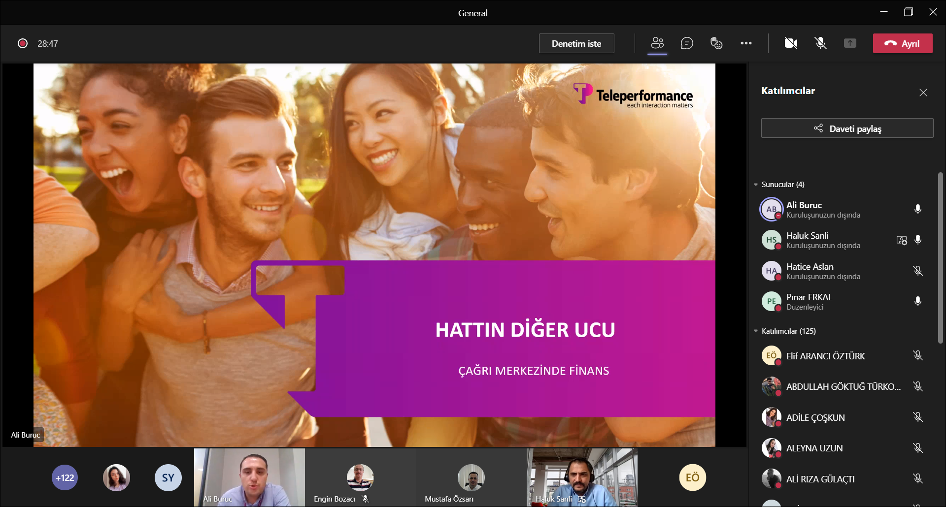 Hattın Diğer Ucu konulu çevrimiçi seminer düzenlendi.
