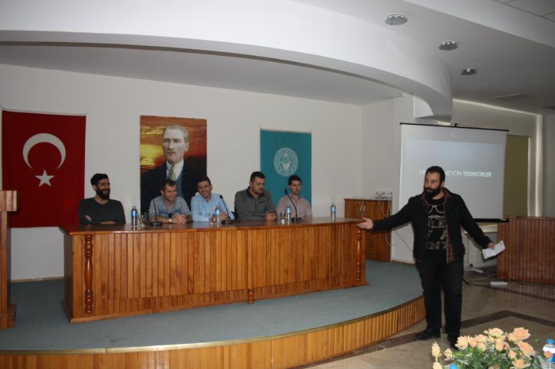 21.02.2016 Mezunlarımızdan Turist Rehberi Levent ŞİMŞEK, Emrah GÖKÇEK, Süleyman KILINÇ, Recep KARTAL ve Tanzer ALTIN ile Dünya Rehberler Günü Etkinliği