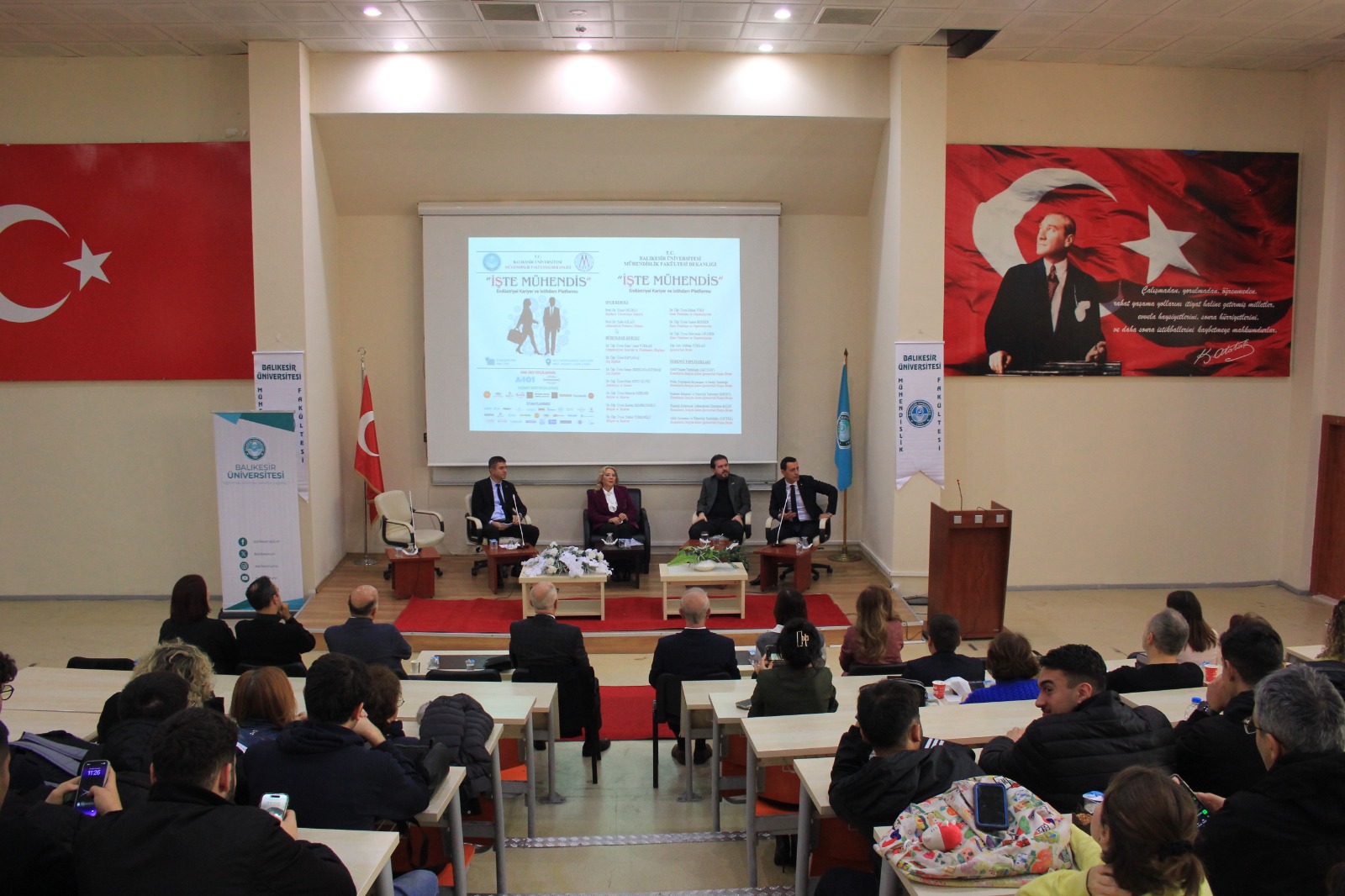 "İŞTE MÜHENDİS"  ENDÜSTRİYEL KARİYER VE İSTİHDAM ETKİNLİĞİNE KATILIM 1