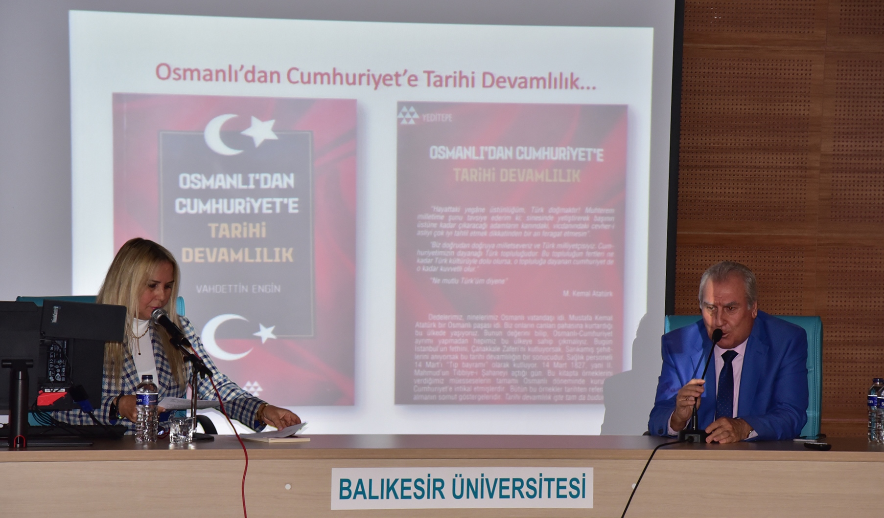 "CUMHURİYET'İN 100. YILINDA OSMANLI'DAN CUMHURİYET'E TARİHİ DEVAMLILIK" KONFERANSI 3