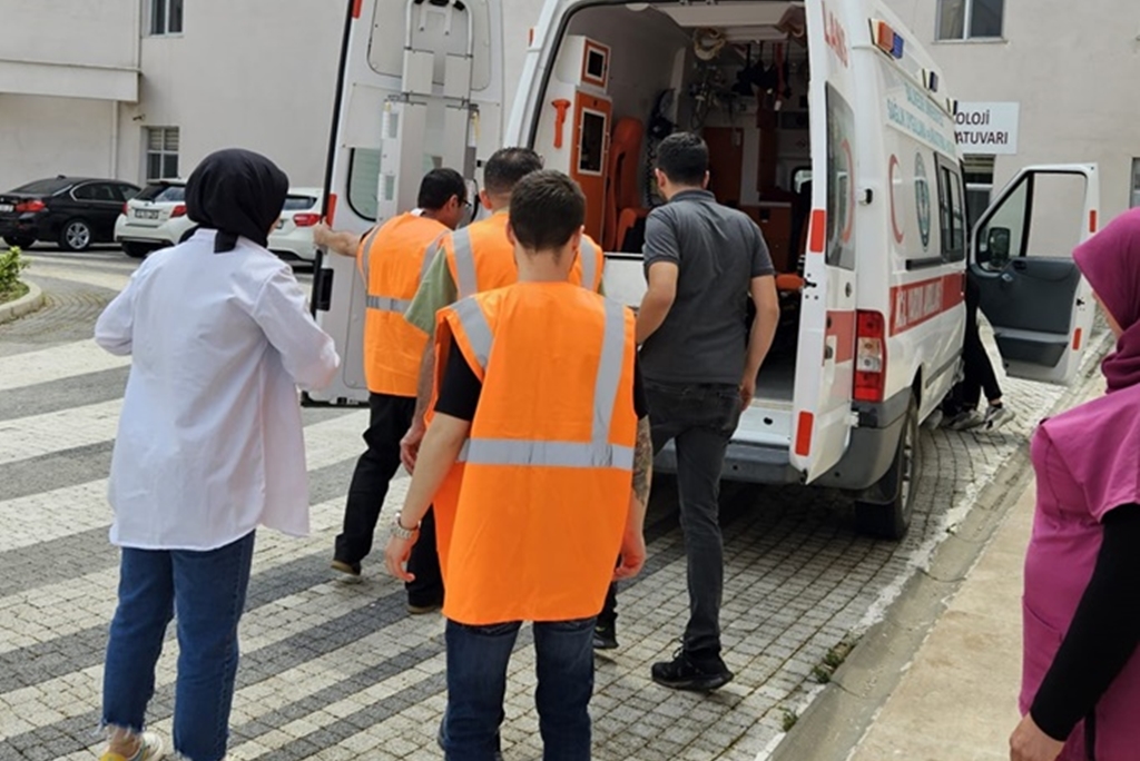 Fakültemiz Yangın Eğitimi ve Tatbikatı gerçekleştirdi