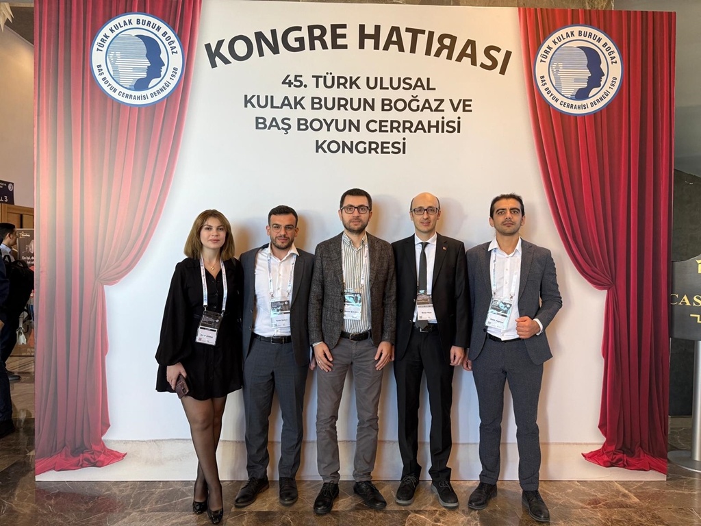 Fakültemiz Öğretim Üyeleri 45. Türk Ulusal Kulak Burun Boğaz ve Baş Boyun Cerrahisi Kongresinde Fakültemizi temsil ettiler. 2