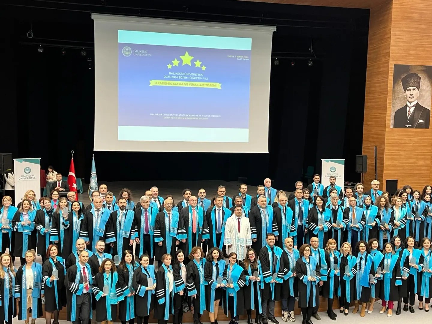 Balıkesir Üniversitesi 2023-2024 Eğitim Öğretim Yılı Akademik Atama Yükselme Töreni Gerçekleştirildi