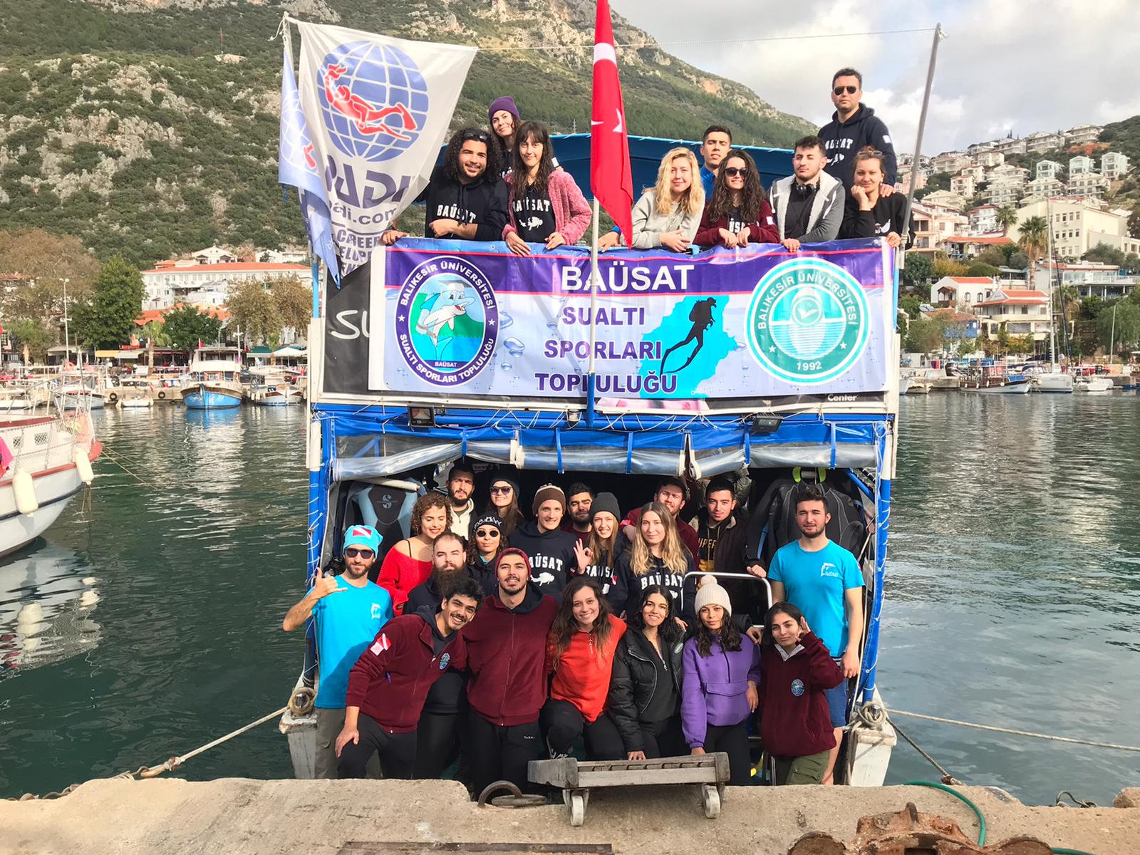 Sualtı Sporları topluluğu bröveli dalıcıları ile dönemin son gezisi 1