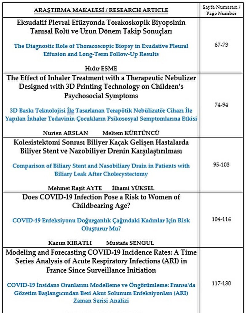 Fakültemiz dergisi Balıkesir Medical Journal (BMedJ), 7(3) sayısı yayımlandı 2
