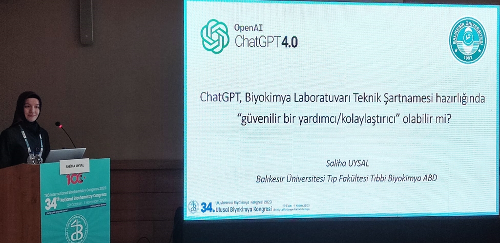 Fakültemiz Öğretim Üyesi Dr. Öğr. Üyesi Saliha Uysal 34. Uluslararası Biyokimya Kongresi’nde Fakültemizi gururla temsil etti