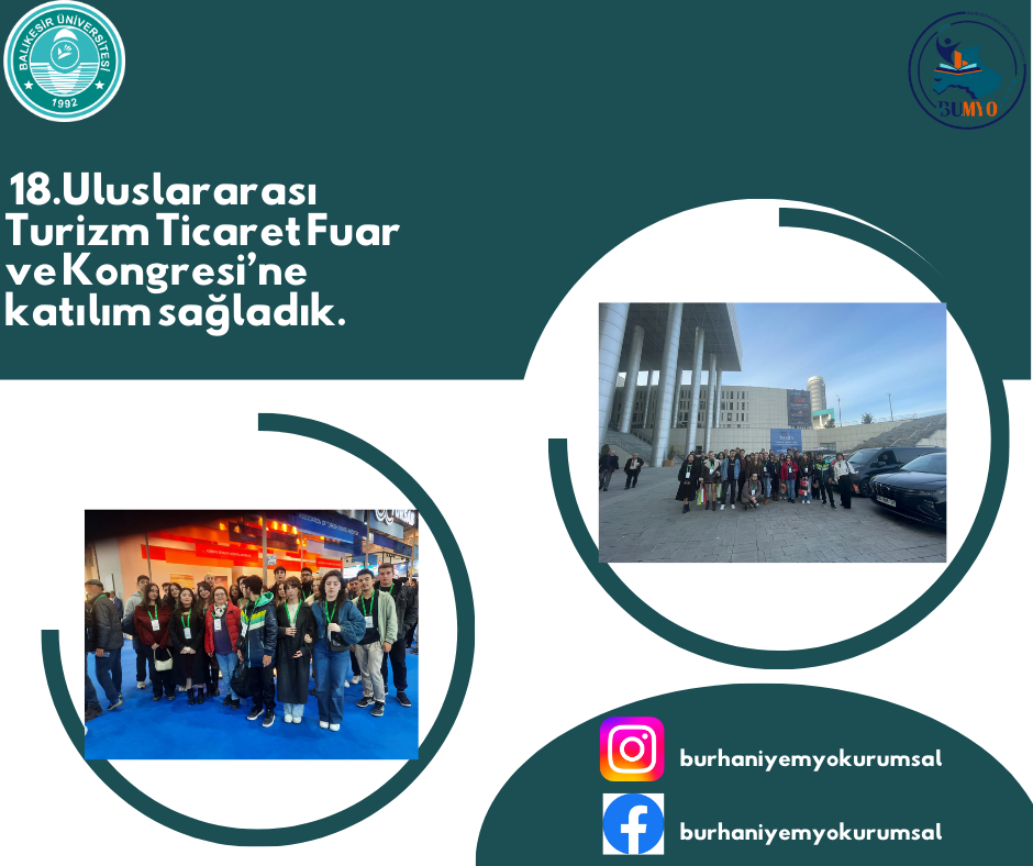 18.Uluslararası Turizm Ticaret Fuar ve Kongresi’ne katılım sağladık