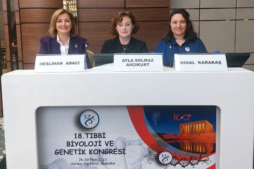Fakültemiz Öğretim Üyesi Doç.Dr. Ayla Solmaz Avcıkurt 18. Tıbbi Biyoloji ve Genetik Kongresi’nde Fakültemizi temsil etti