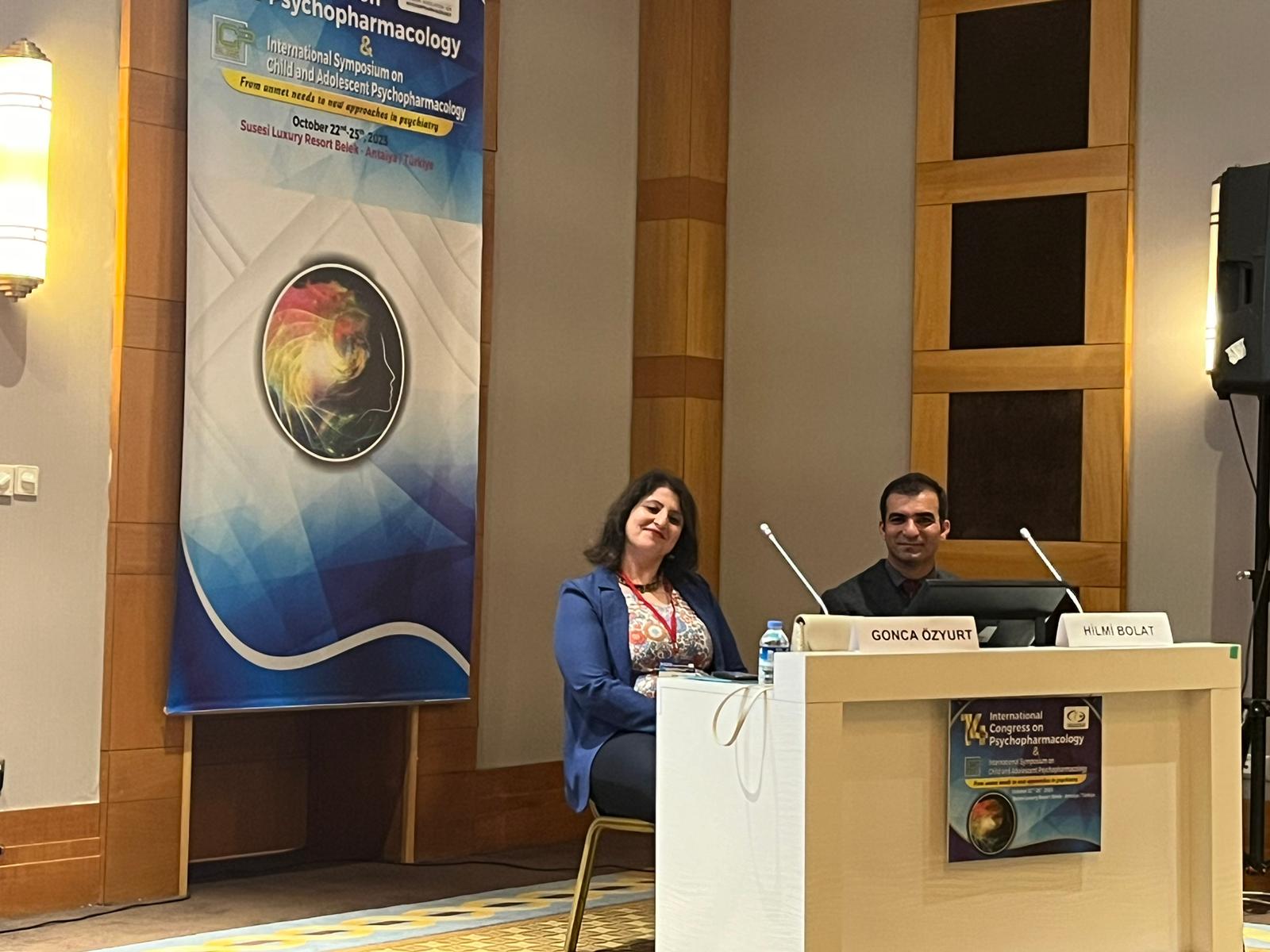 Tıbbi Genetik Anabilim Dalı ve Çocuk ve Ergen Ruh Sağlığı Anabilim Dalı Öğretim Üyeleri "14. International Psychopharmacology" kongresinde Fakültemizi temsil etti  