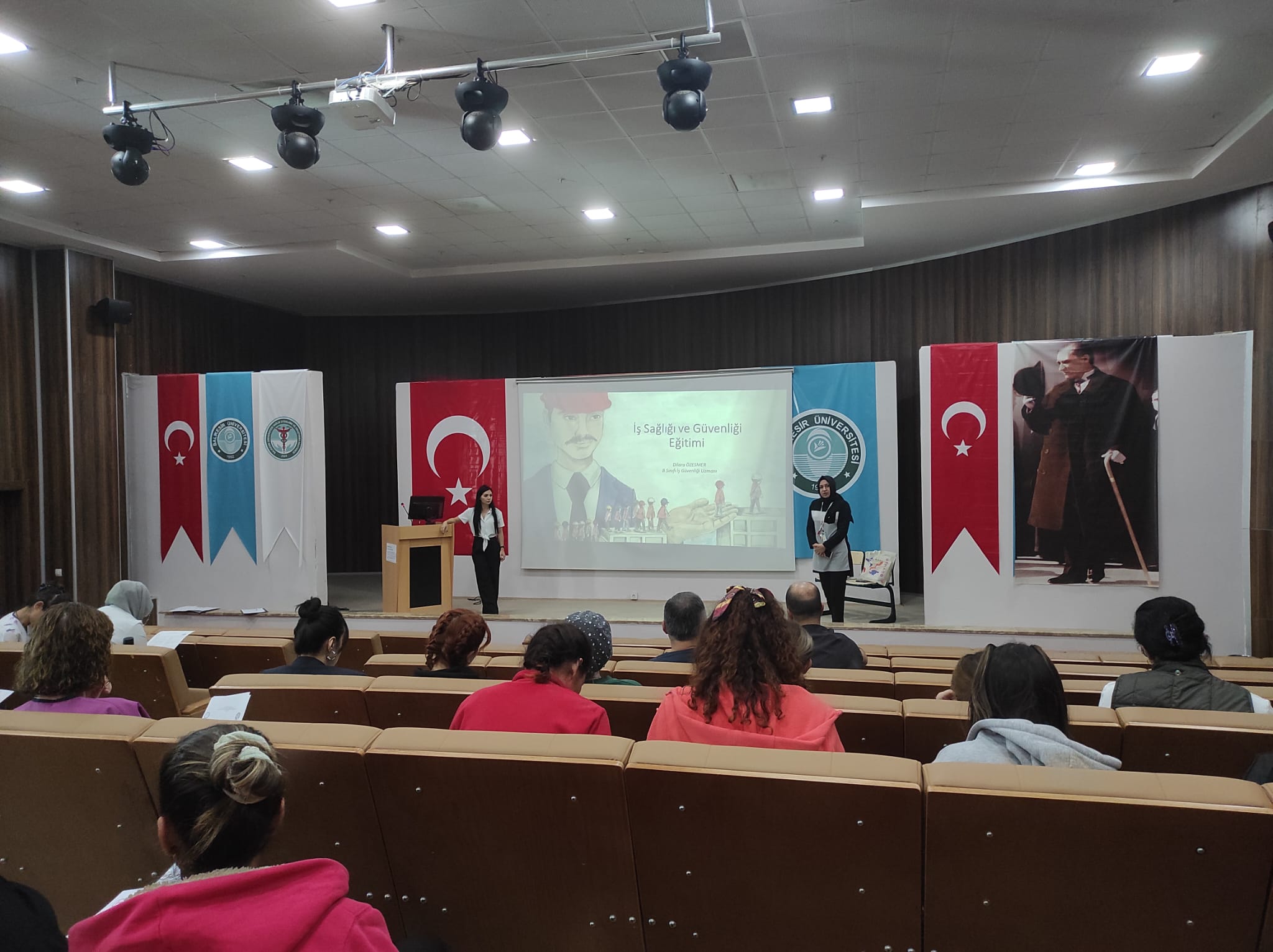 Balıkesir Üniversitesi Eğitim ve Araştırma Hastanesi Personeline Temel İSG Eğitimi