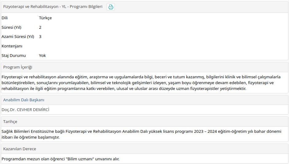 Yüksek Lisans Programımız Açılıyor!