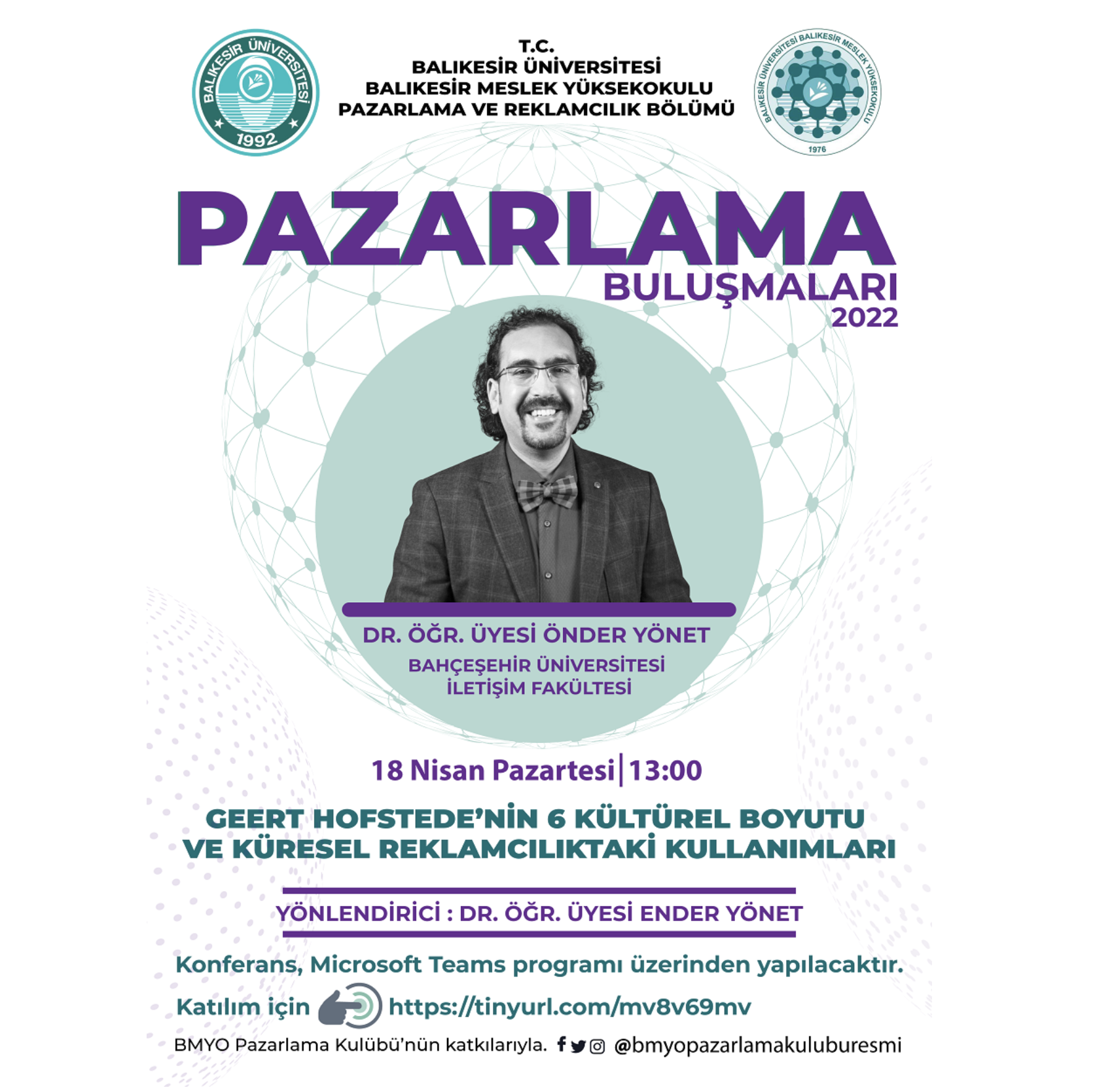 Çevrimiçi Konferanslar Serisi Pazarlama Buluşmaları 2022 2