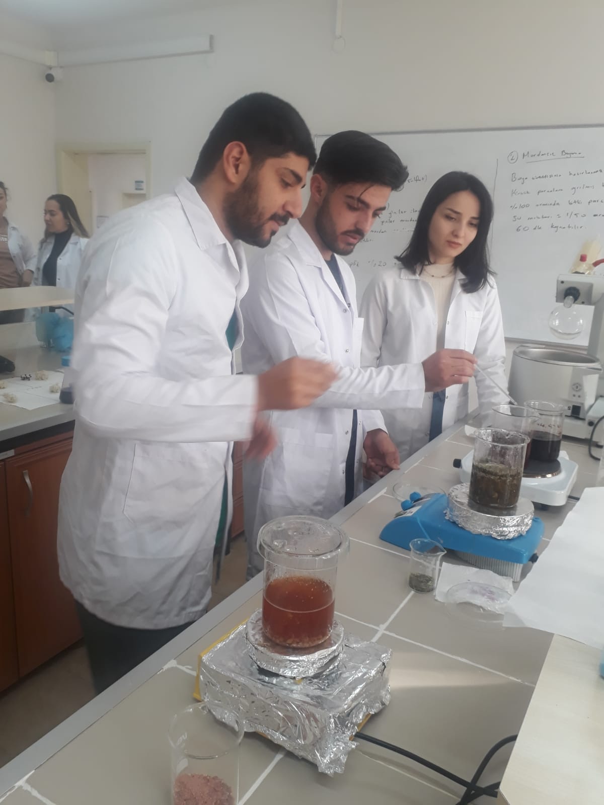Kimya Teknolojisi Programı öğrencileri yün iplik boyama tekniklerini öğrendiler 2