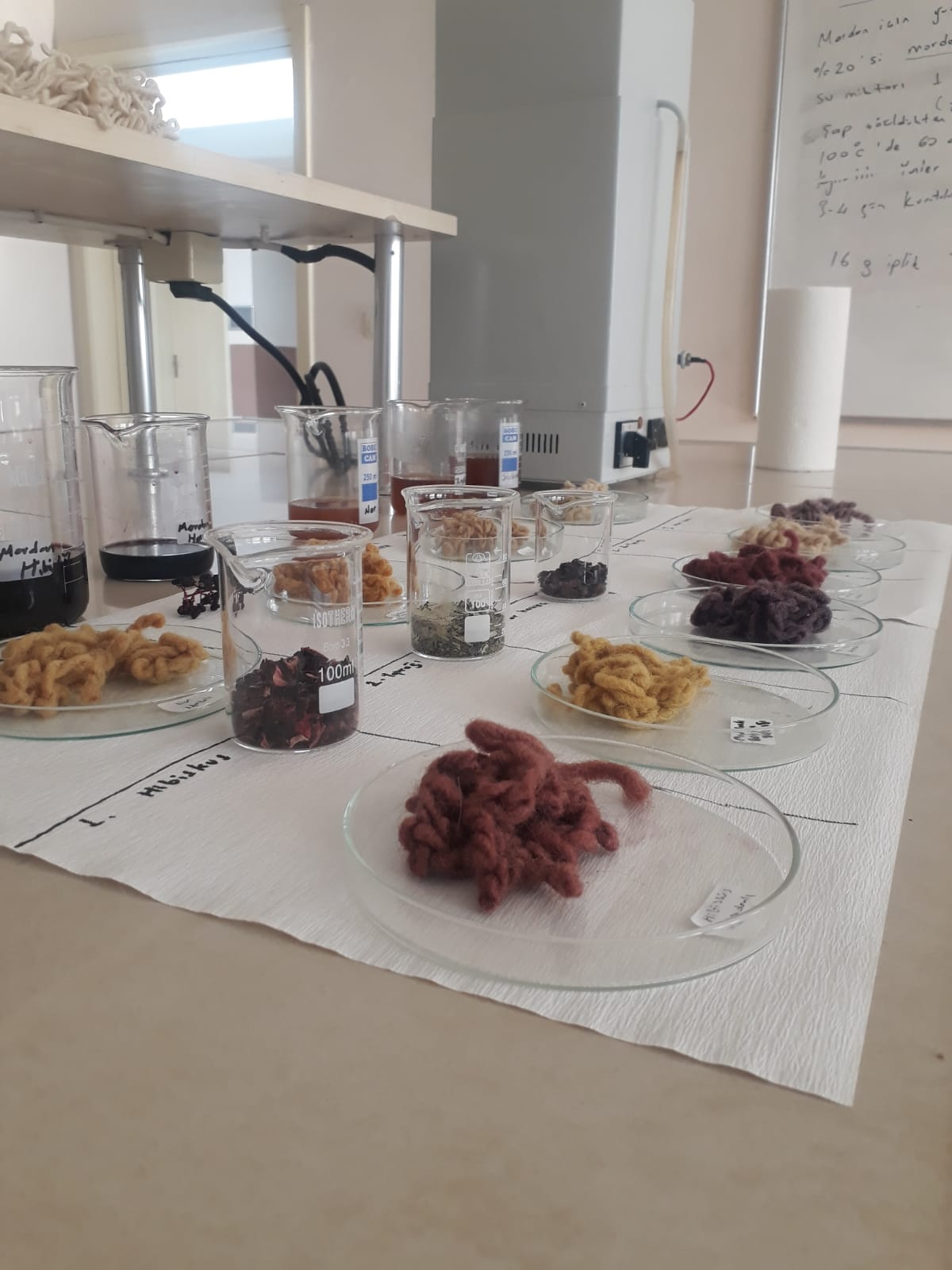 Kimya Teknolojisi Programı öğrencileri yün iplik boyama tekniklerini öğrendiler 7
