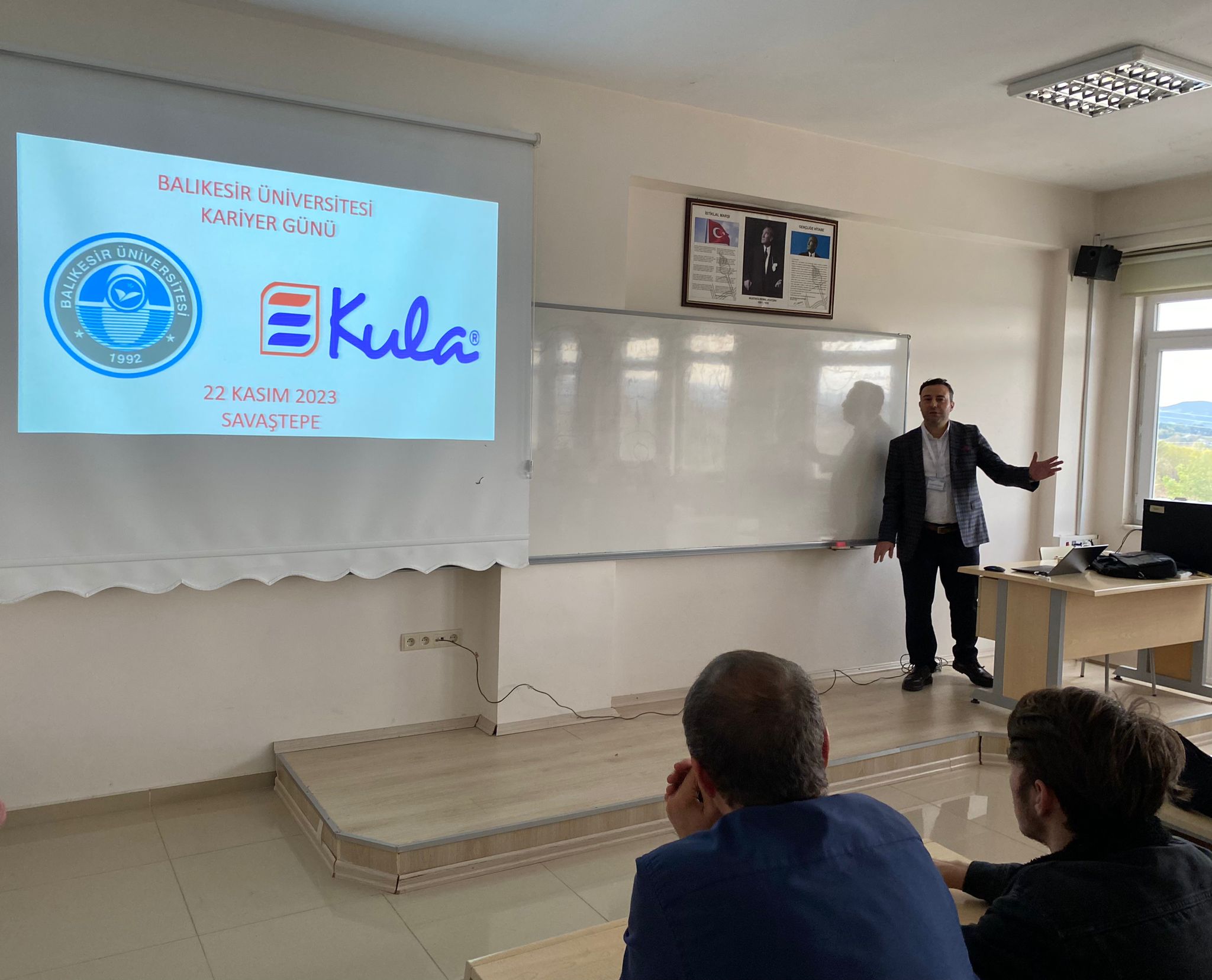 KULA firmasından Kariyer Günleri kapsamında Meslek Yüksekokulumuza Ziyaret.