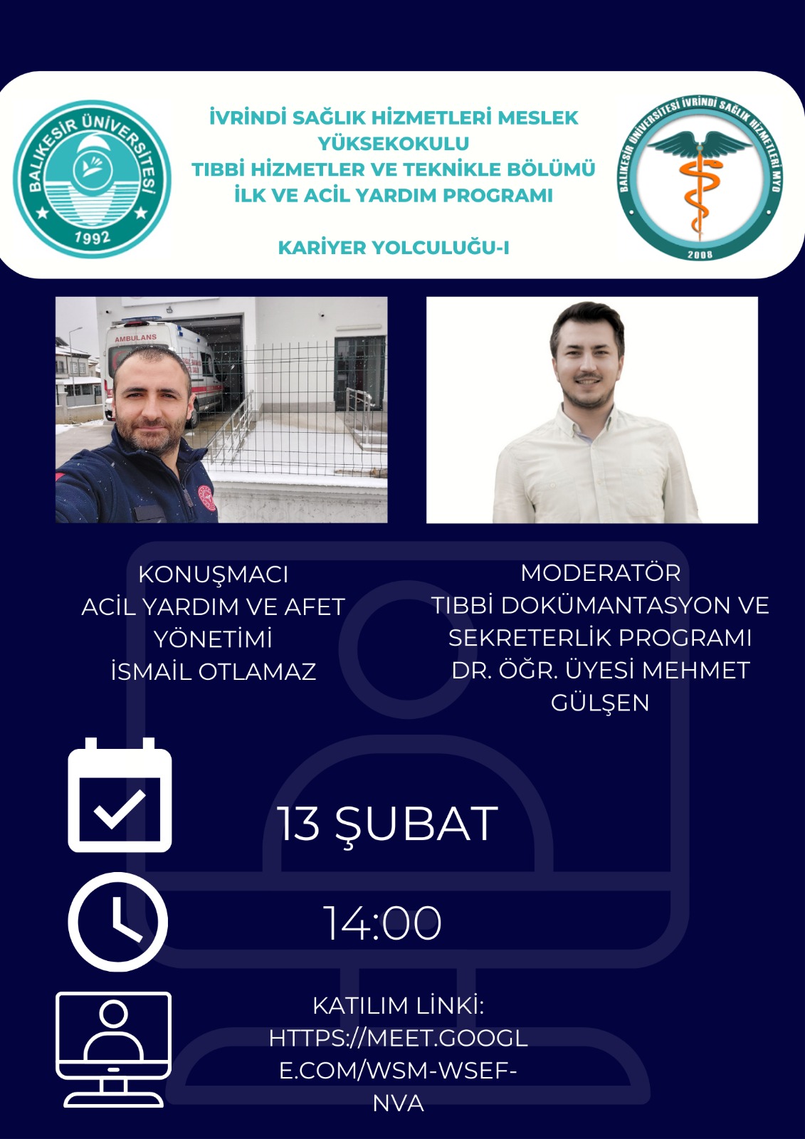 Kariyer Yolculuğu-I Etkinliği Gerçekleştirildi.