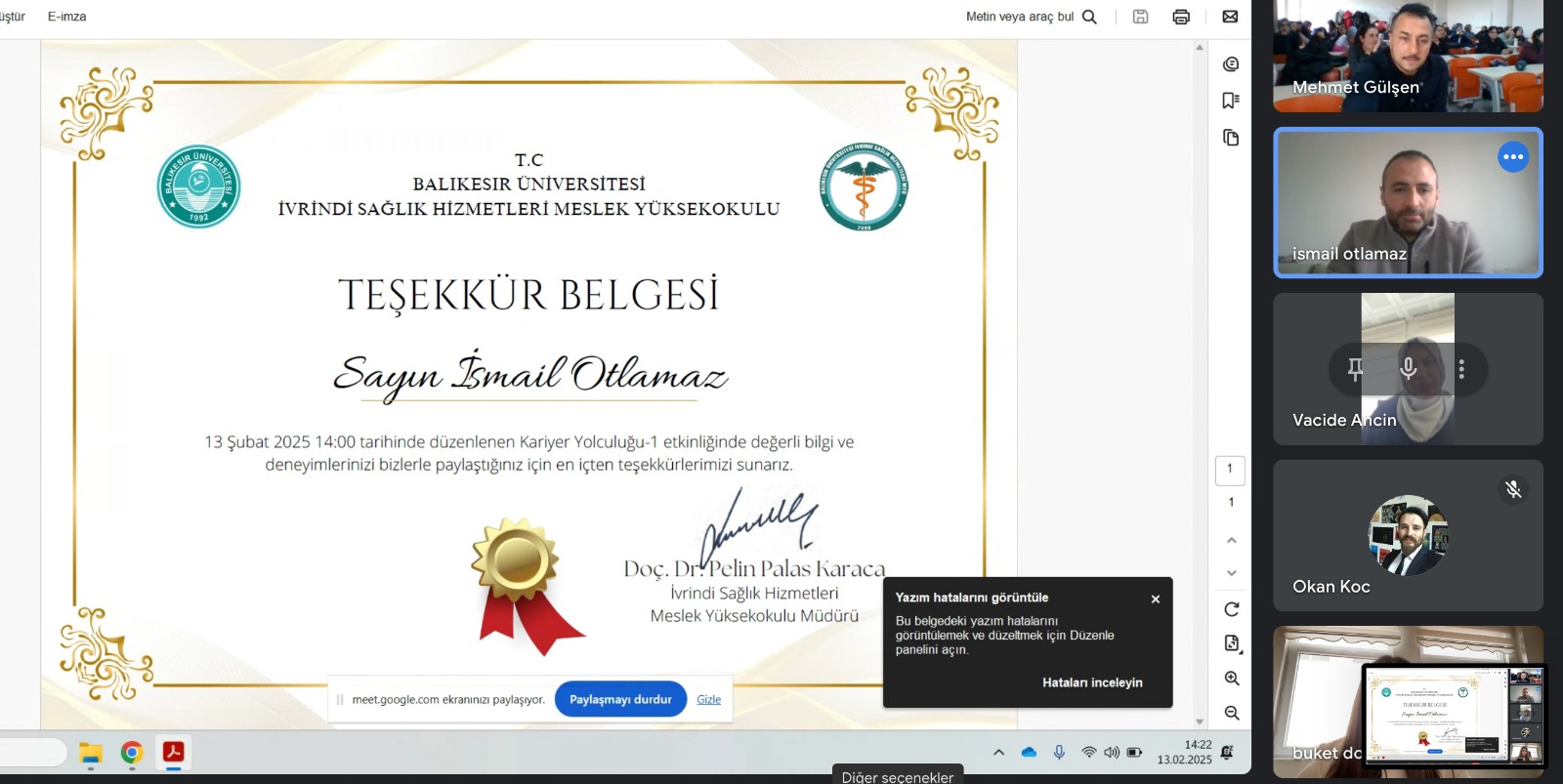 Kariyer Yolculuğu-I Etkinliği Gerçekleştirildi. 3
