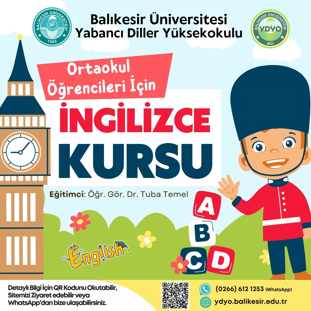 Ortaokul Öğrencilerine Yönelik İngilizce Kursu 1