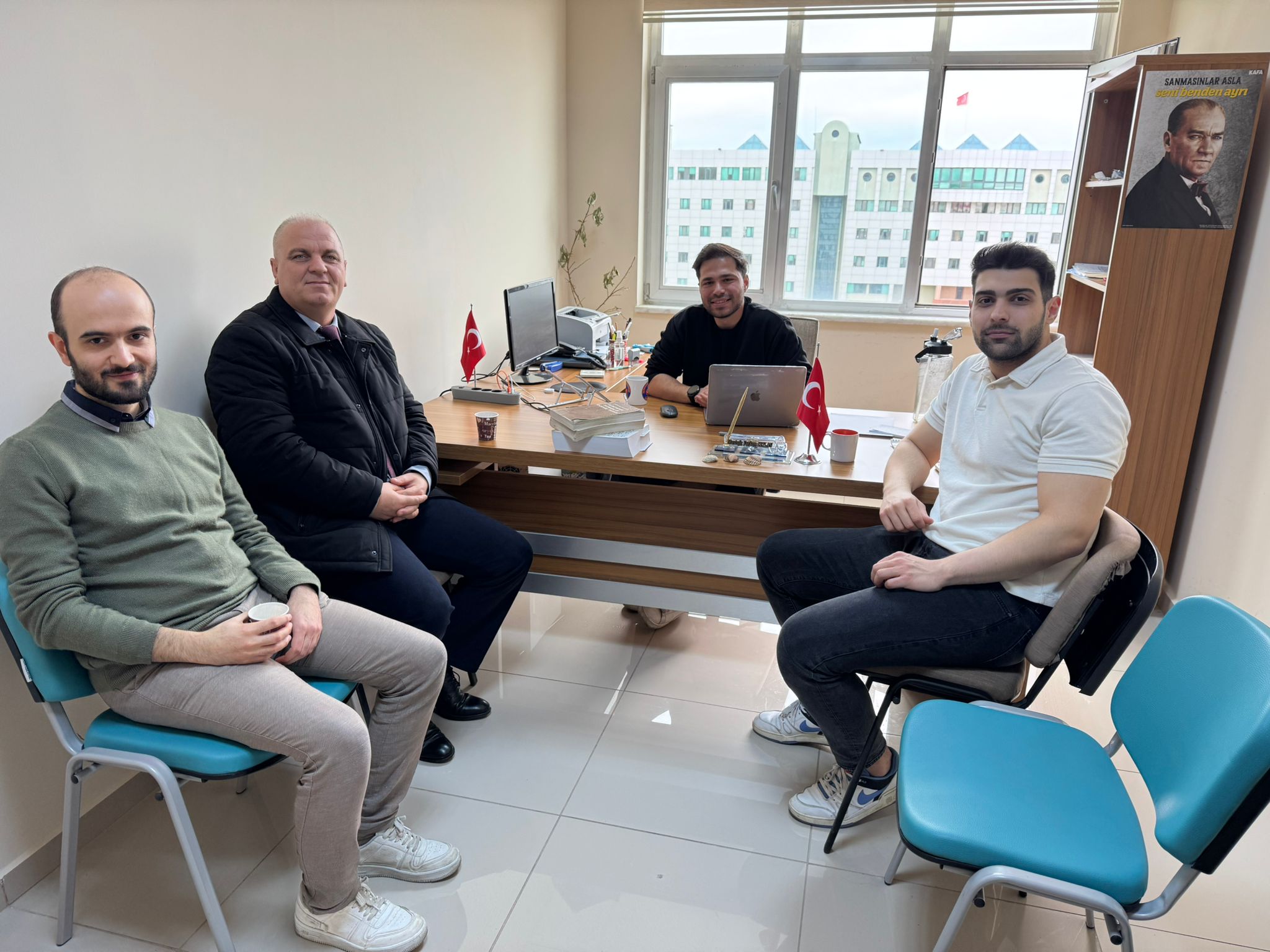 Makedonya'dan Gelen Akademisyenler Bilgisayar Mühendisliği Bölümümüzü Ziyaret Etti 2
