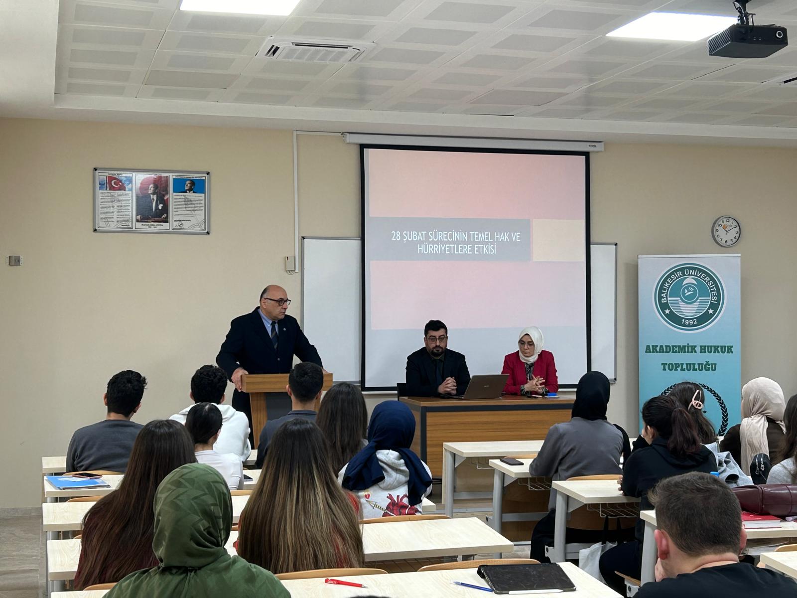 BAÜN'de 28 Şubat Süreci ve Temel Haklar Paneli Gerçekleştirildi
