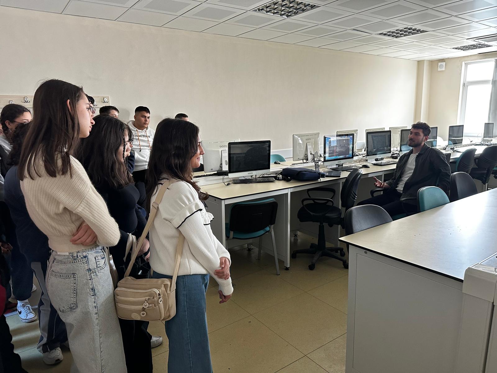Yenice Vali Muhterem İnce Fen Lisesi Öğrencilerinden Bölümümüze Ziyaret 2