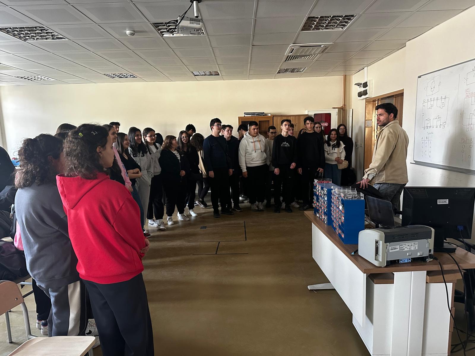 Yenice Vali Muhterem İnce Fen Lisesi Öğrencilerinden Bölümümüze Ziyaret