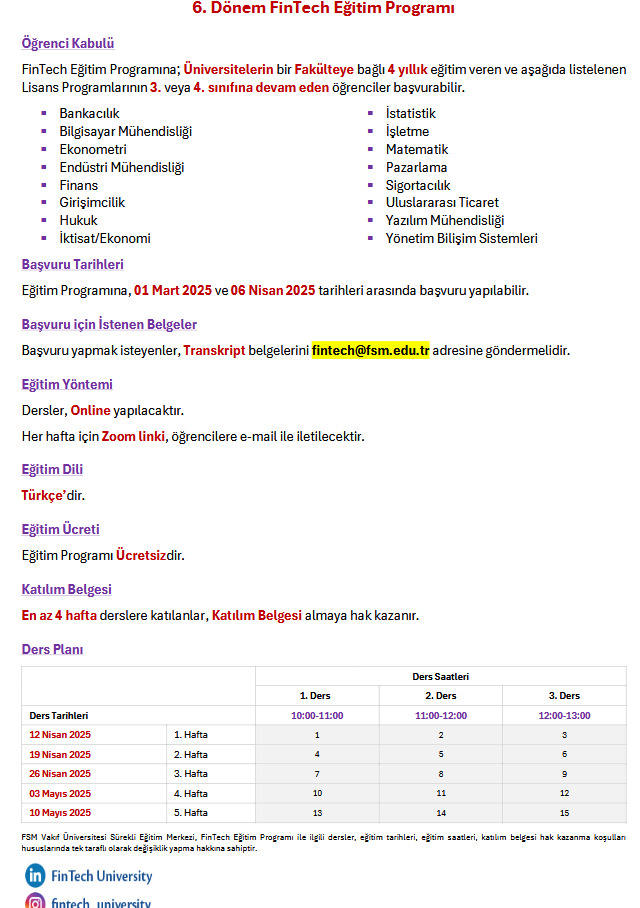 Fintech Eğitimi 2