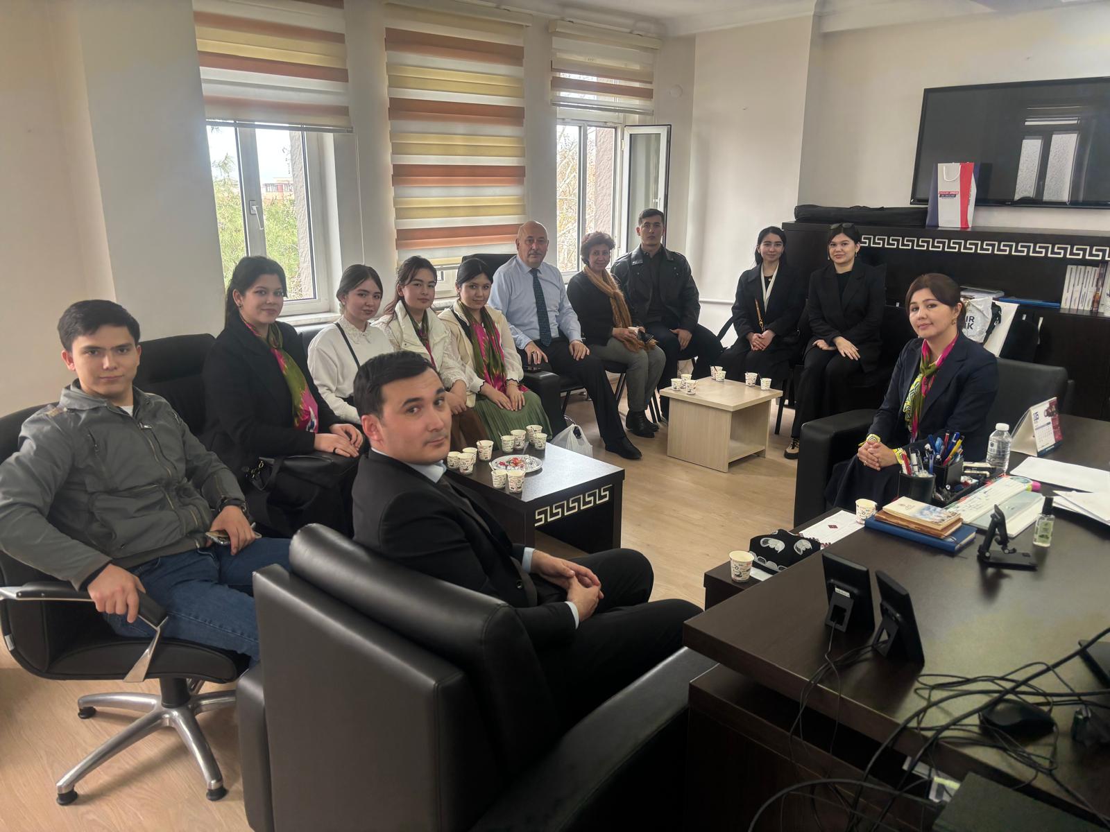 Özbekistan Urgench Devlet Üniversitesi Akademisyen ve Öğrencilerinin Yüksekokulumuzu Ziyareti 1