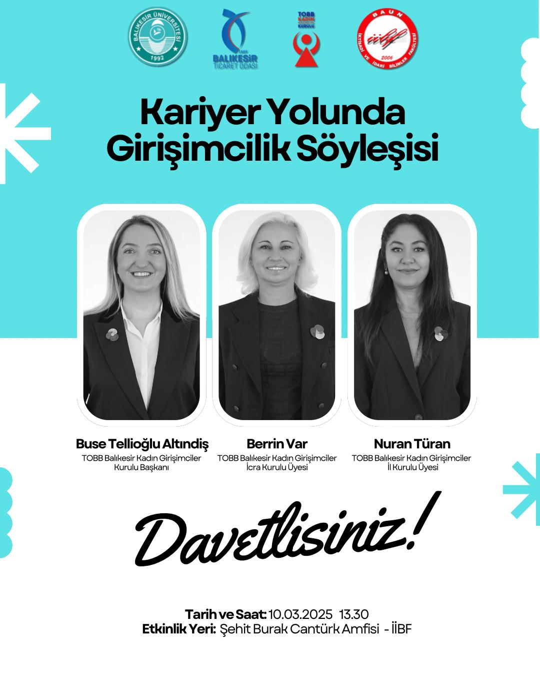 Kariyer Yolunda Girişimcilik Söyleşisi