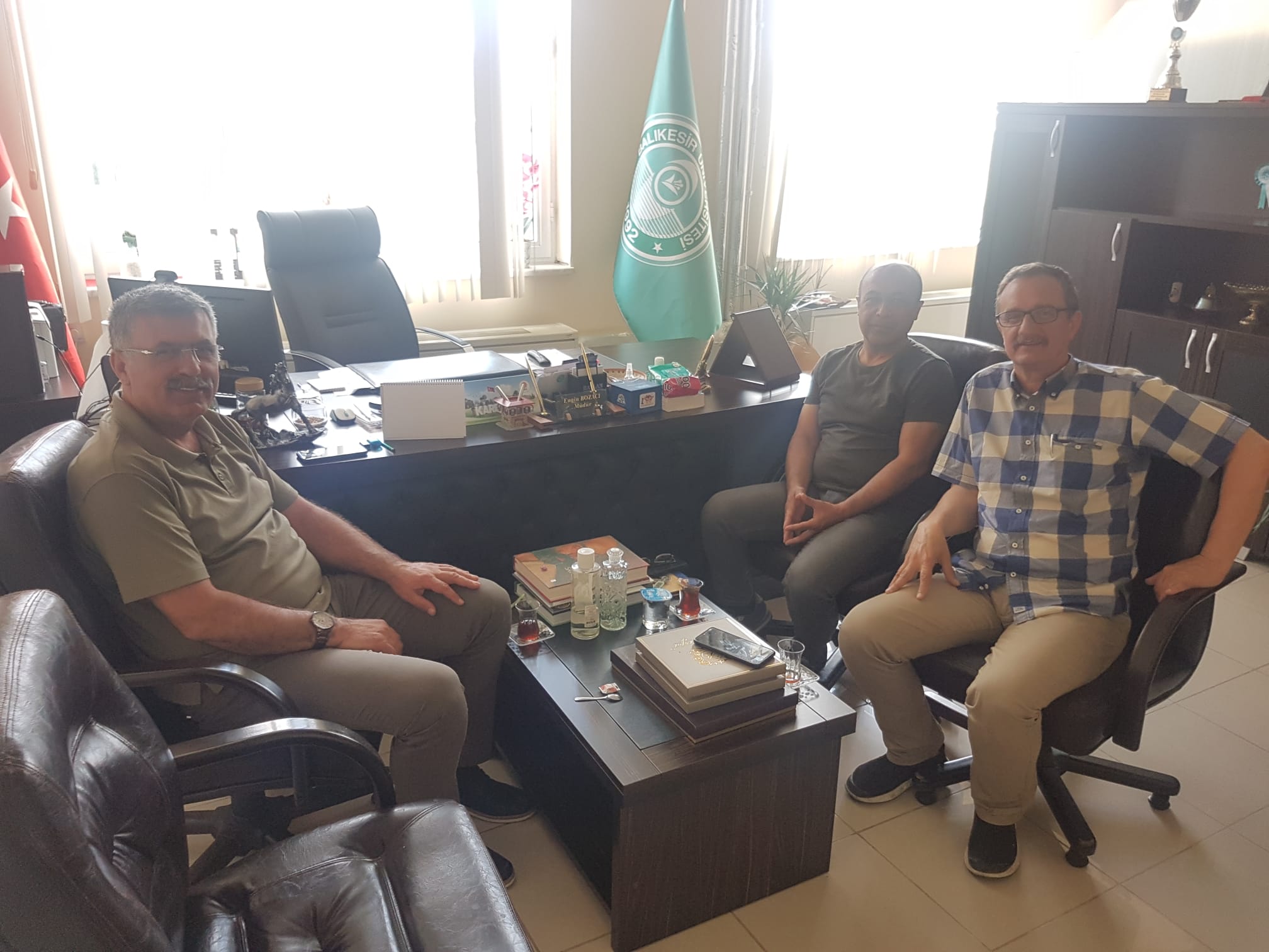 Kepsut Belediye Başkanı İsmail CANKUL dan Balıkesir Meslek Yüksekokuluna Ziyaret