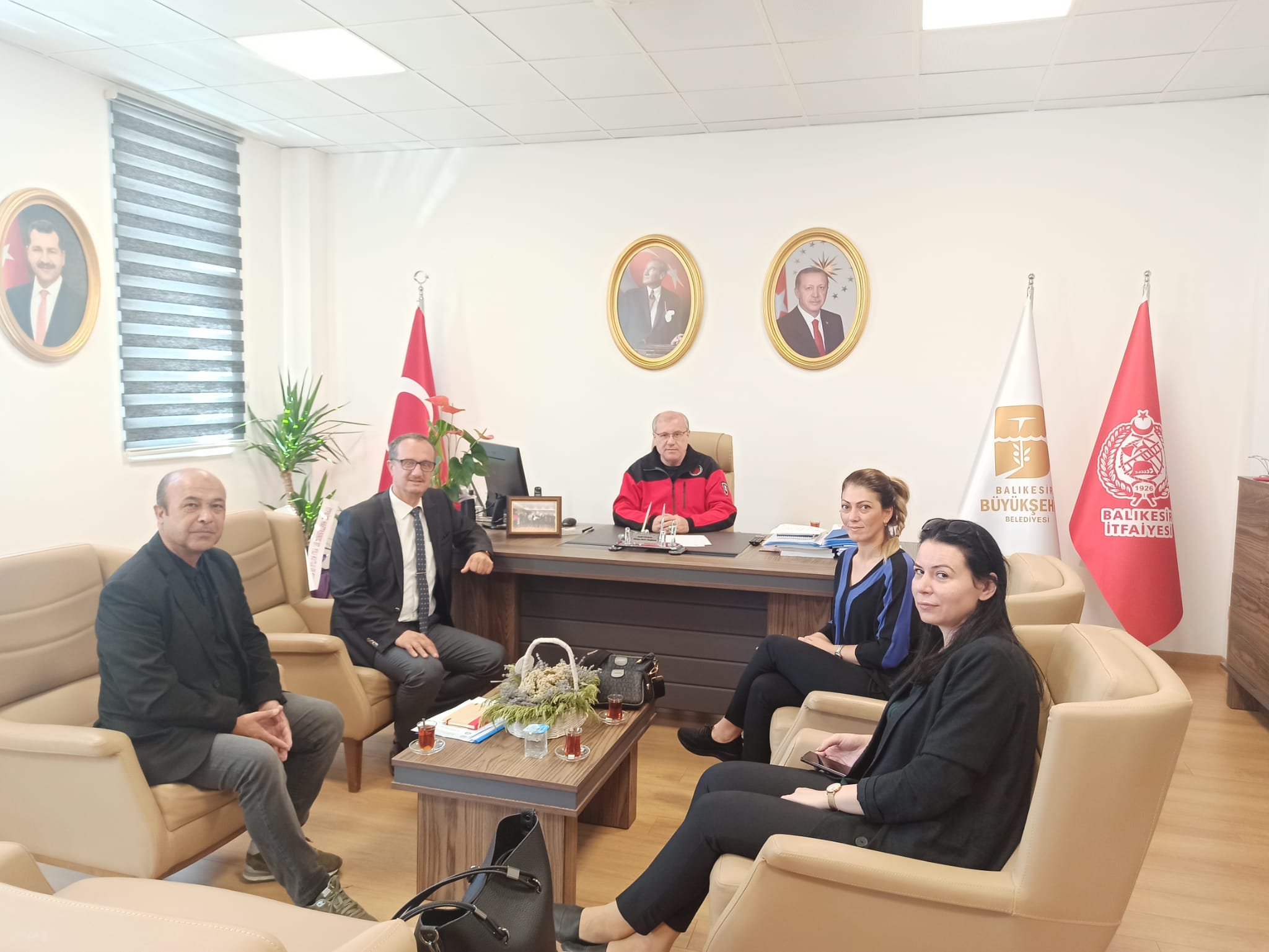 29.09.2022 Tarihli Balıkesir İtfaiye Daire Başkanlığı Ziyareti