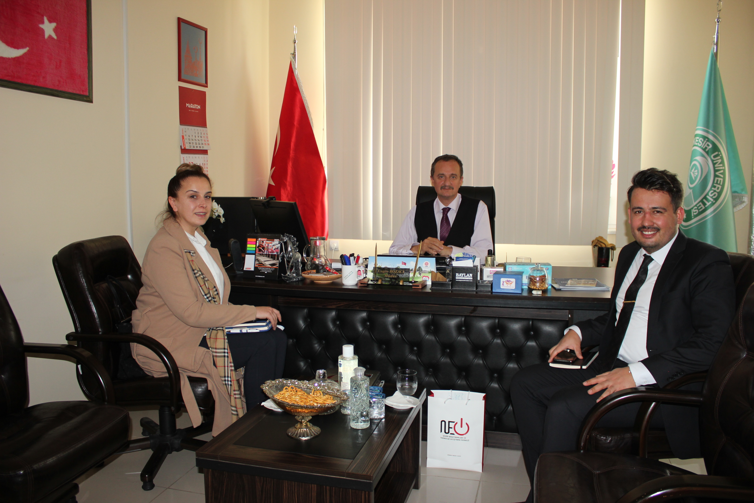 Ne10 Şehir Araştırmaları ve Teknoloji Geliştirme Merkezi personelleri ile toplantı