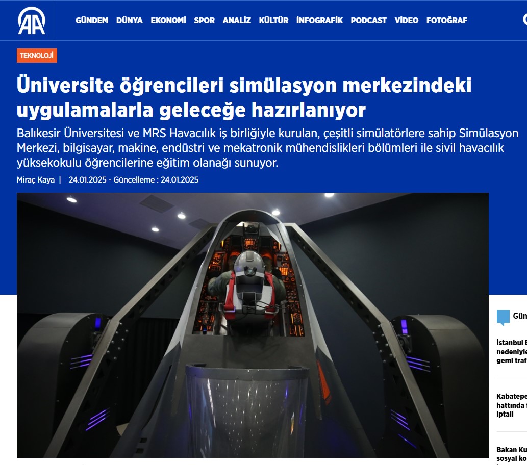 Üniversite Öğrencileri Simülasyon Merkezindeki Uygulamalarla Geleceğe Hazırlanıyor