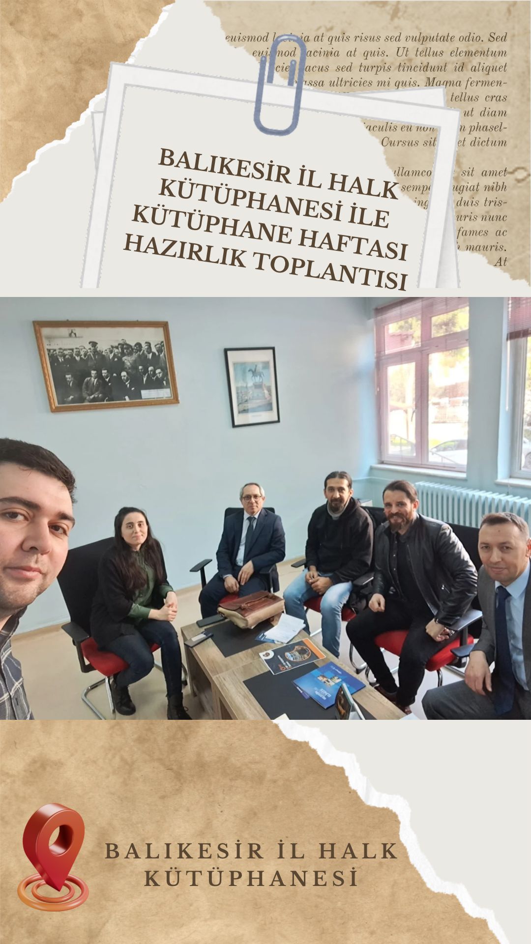 Kütüphane Haftası Kapsamında Balıkesir İl Halk Kütüphanesi İle Ortak Etkinlik