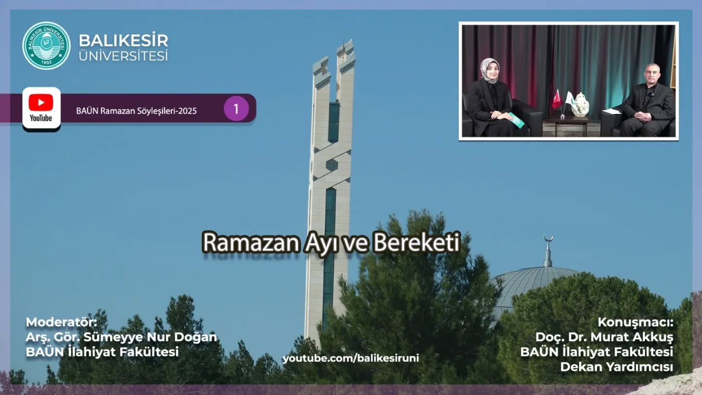 Ramazan Ayı ve Bereketi Programı