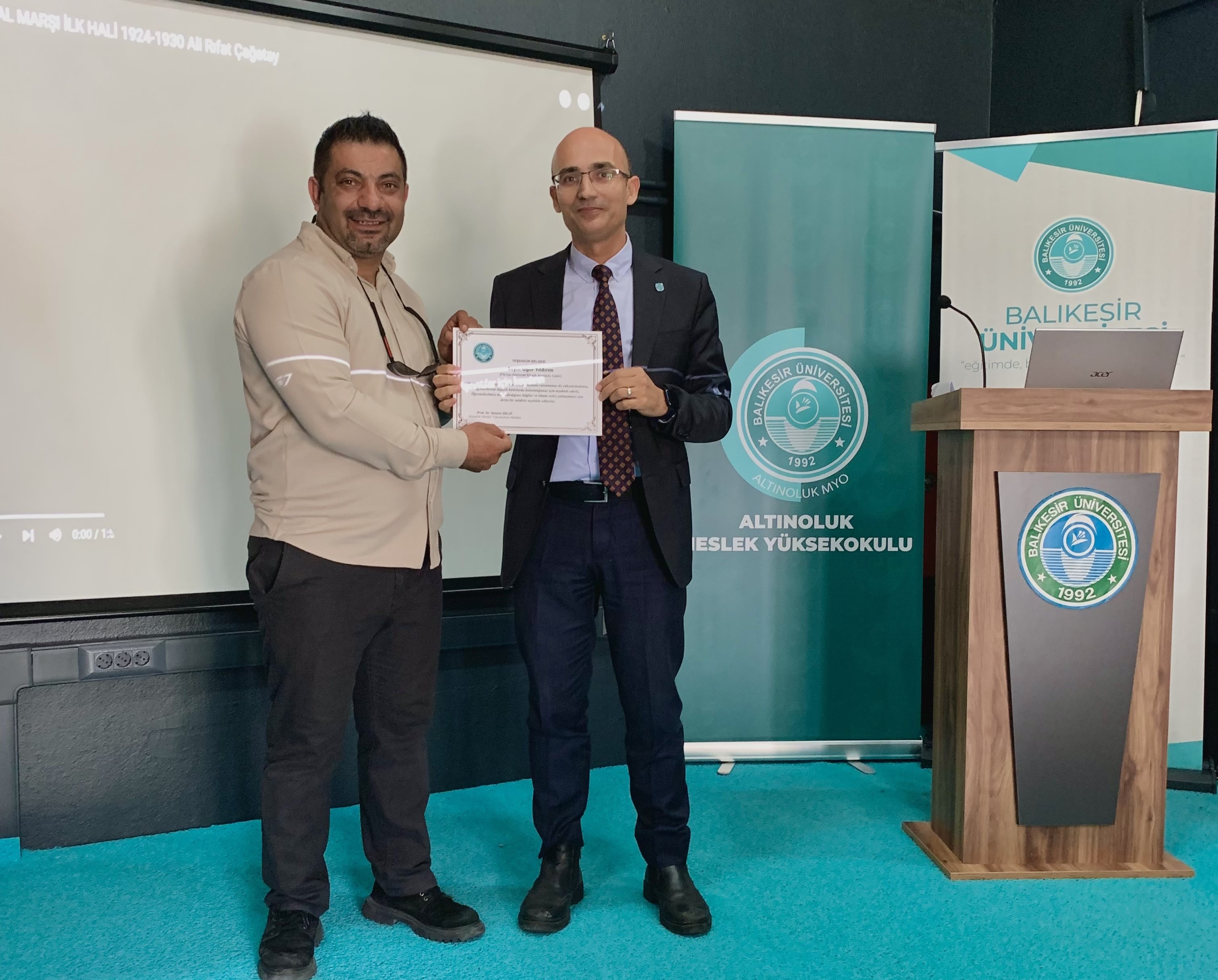 Altınoluk MYO’da, “İstiklal Marşı ve Mehmet Akif Ersoy” Konferansı Gerçekleştirildi 2