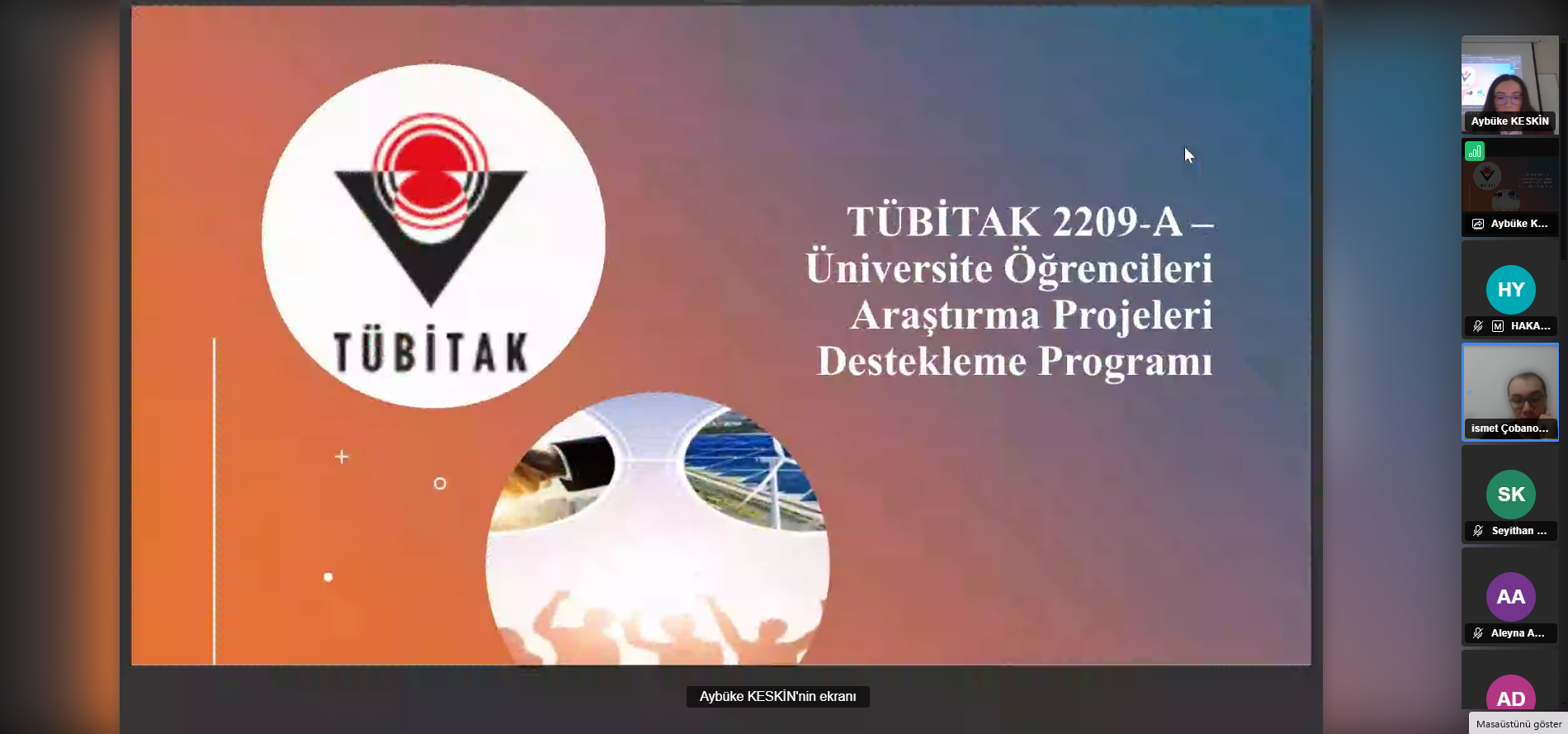 TUBİTAK 2209-A Üniversite Öğrencileri Araştırma Projeleri Programı