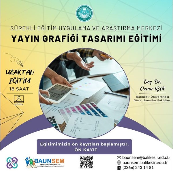 Yayın Grafiği Tasarımı Eğitimi 1