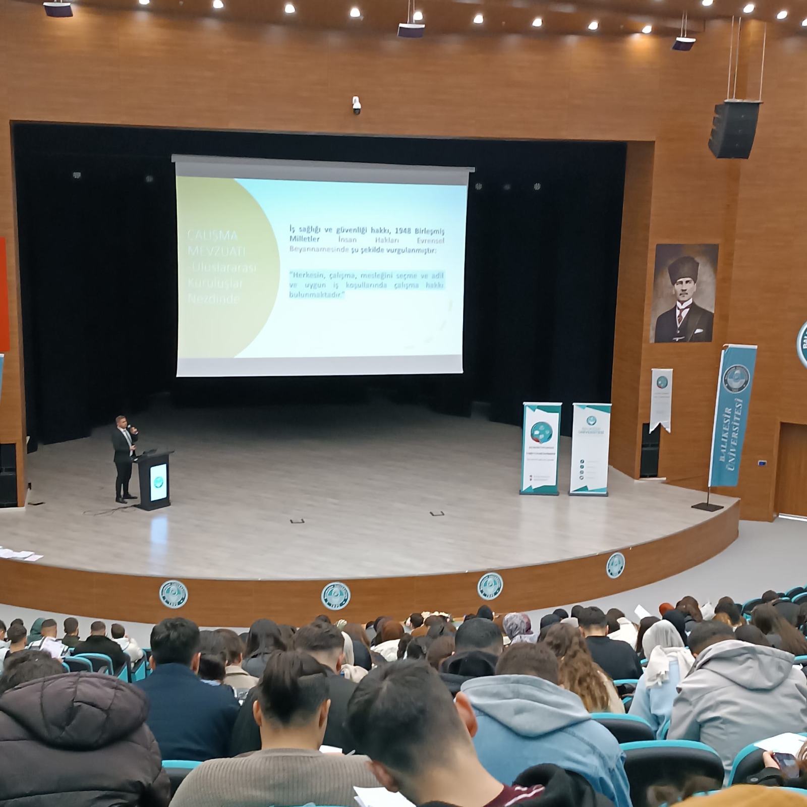 BAÜN'de İş Sağlığı ve Güvenliği Kültürünün Yaygınlaştırılması için Eğitimler Devam Ediyor