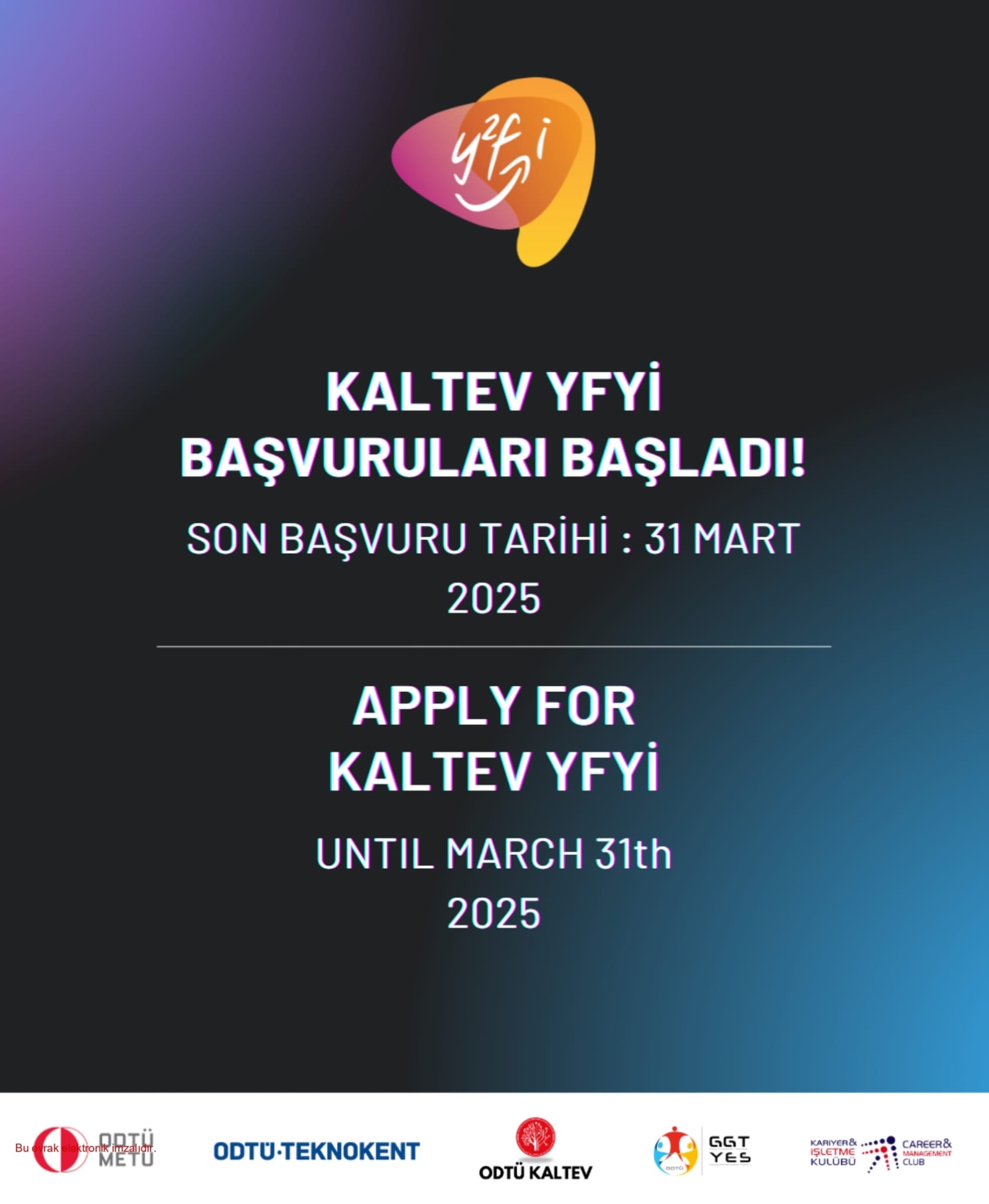 KALTEV Yeni Fikirler Yeni İşler Duyurusu 2
