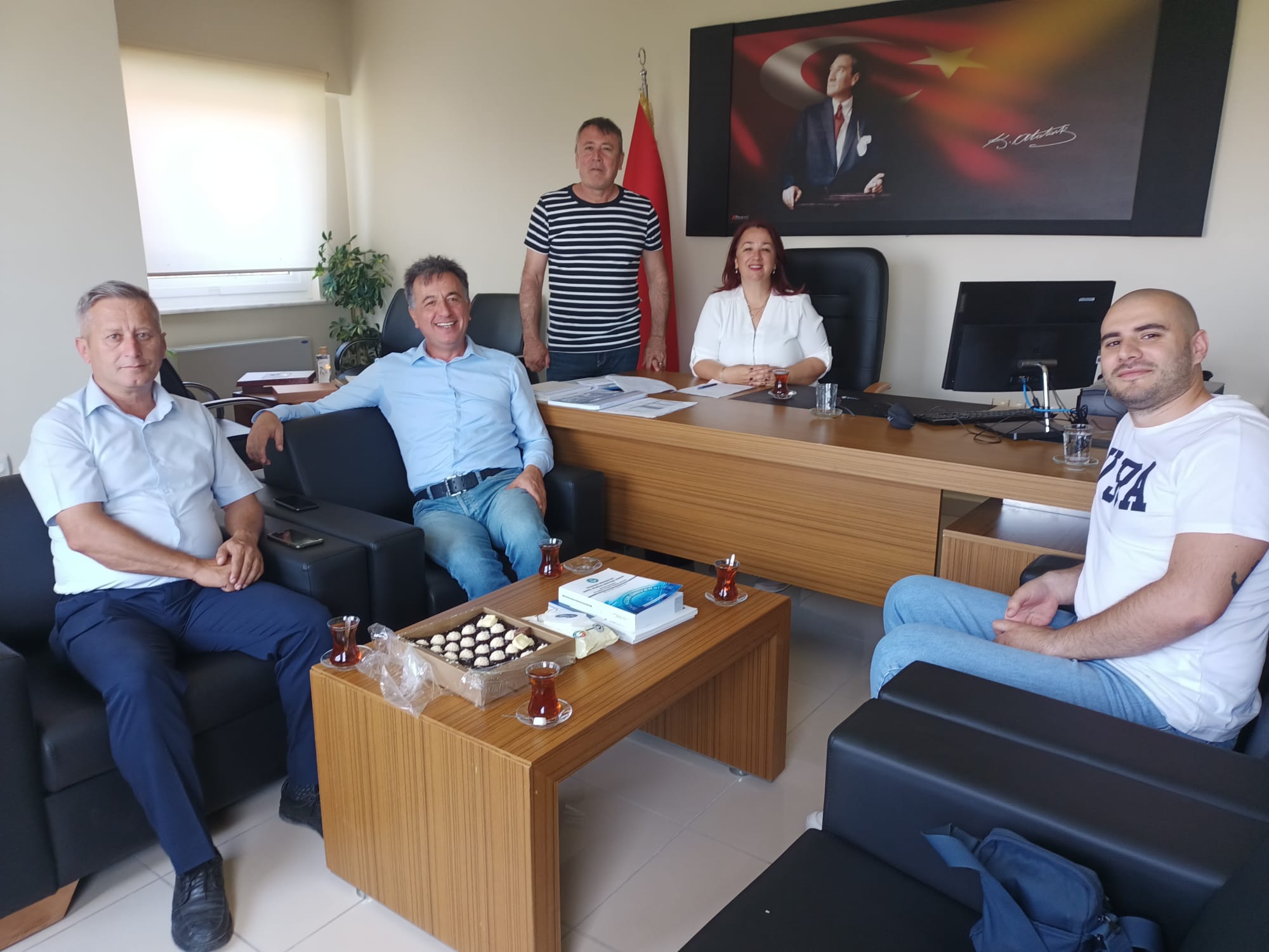 Dekanımıza Spor Bilimleri Fakültesinden hayırlı olsun ziyareti
