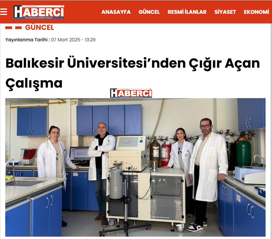 Balıkesir Üniversitesi’nden Çığır Açan Çalışma