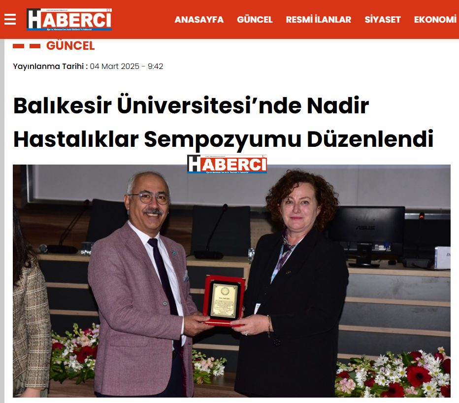 Balıkesir Üniversitesi’nde Nadir Hastalıklar Sempozyumu Düzenlendi