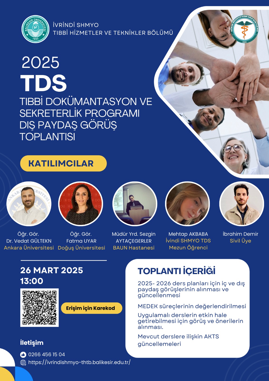 TDS Programı Dış Paydaş Görüş Toplantısı