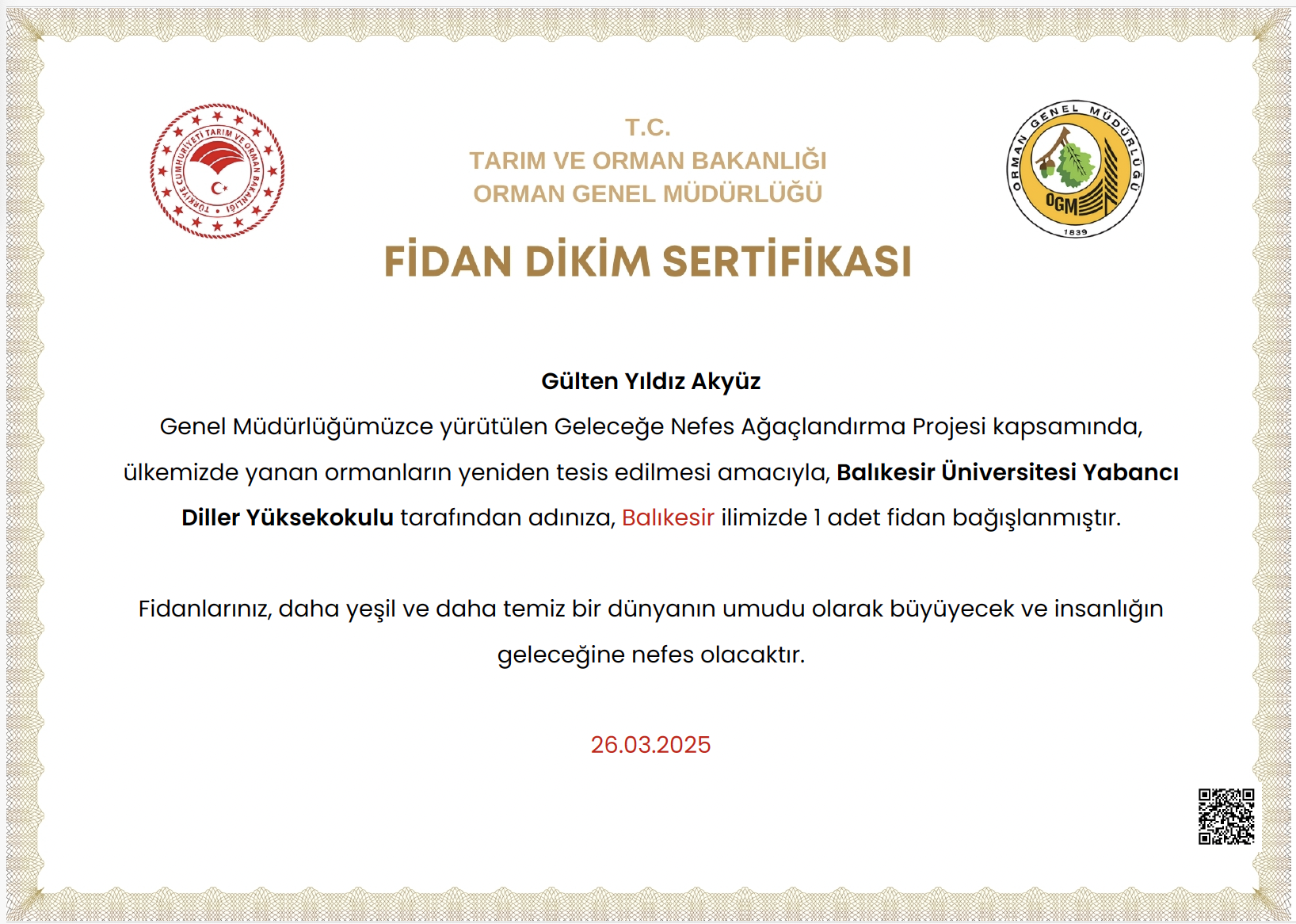 Çocuklara Yönelik 6 İngilizce Kursumuz Tamamlandı - Her Eğitim Bir Tohumdur: Bilgiyle Büyüyor, Doğayla İz Bırakıyor! 🌱🌍 1