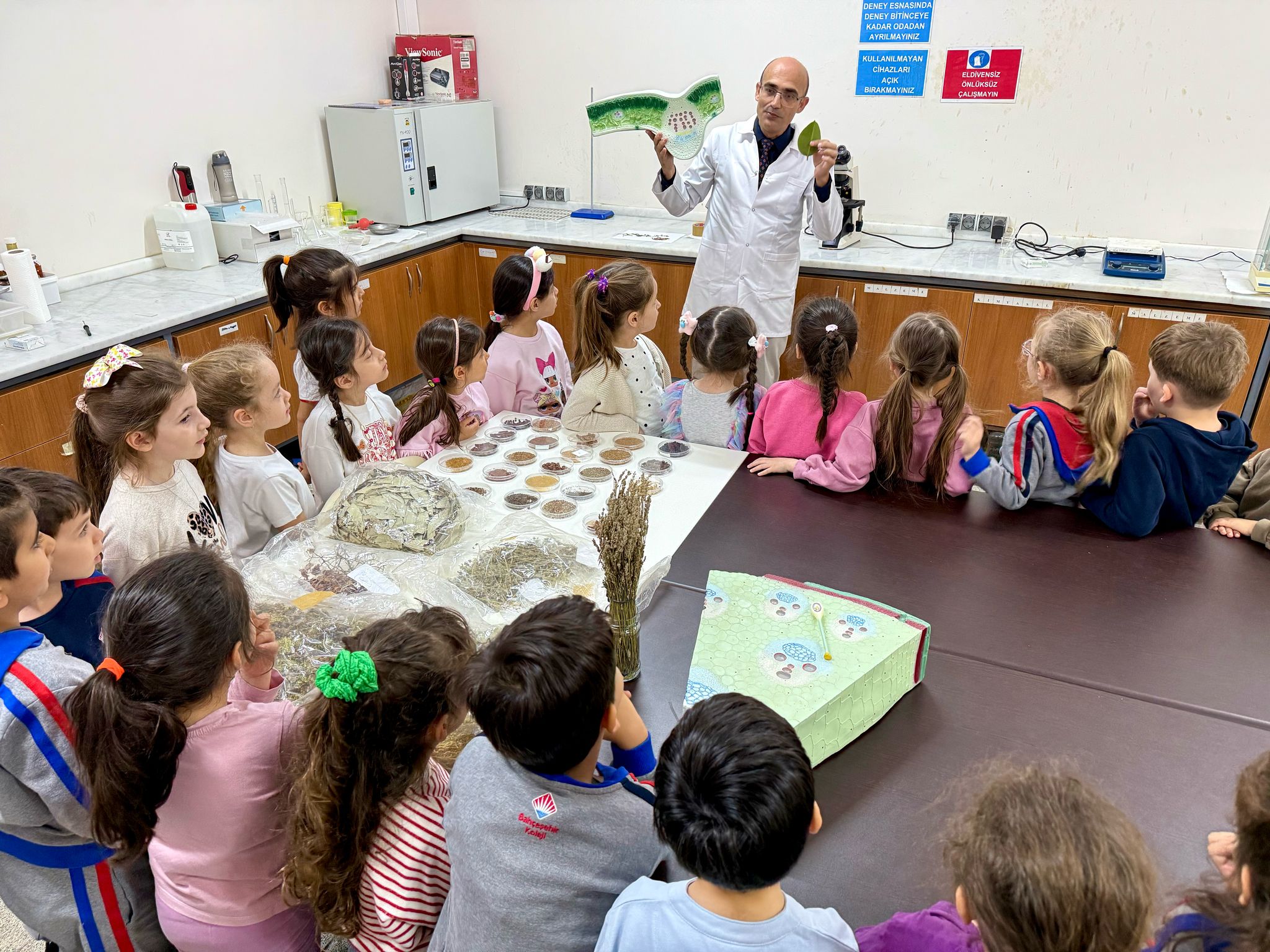 Dünya Su Gününde Bahçeşehir Koleji Edremit Anaokulu Öğrencilerinden Yüksekokulumuza Ziyaret 7